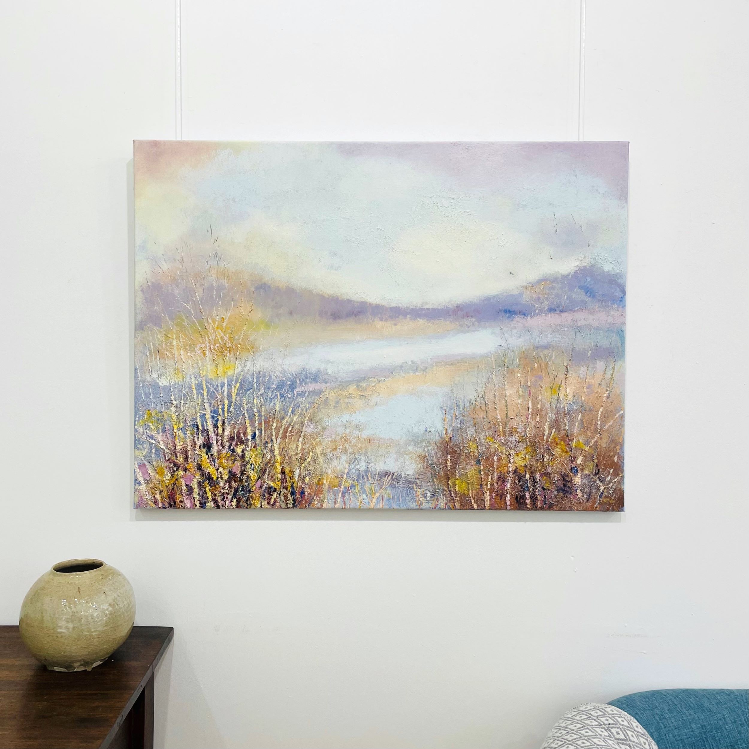 'Buzzard Over Loch Lubnaig' by artist John Gerard Anusas